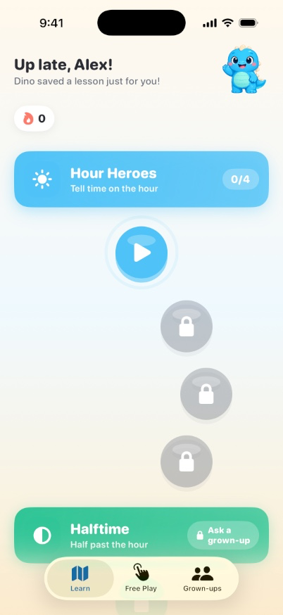 Learning path screenshot